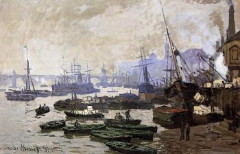 Claude Oscar Monet : Boats in the Port of London